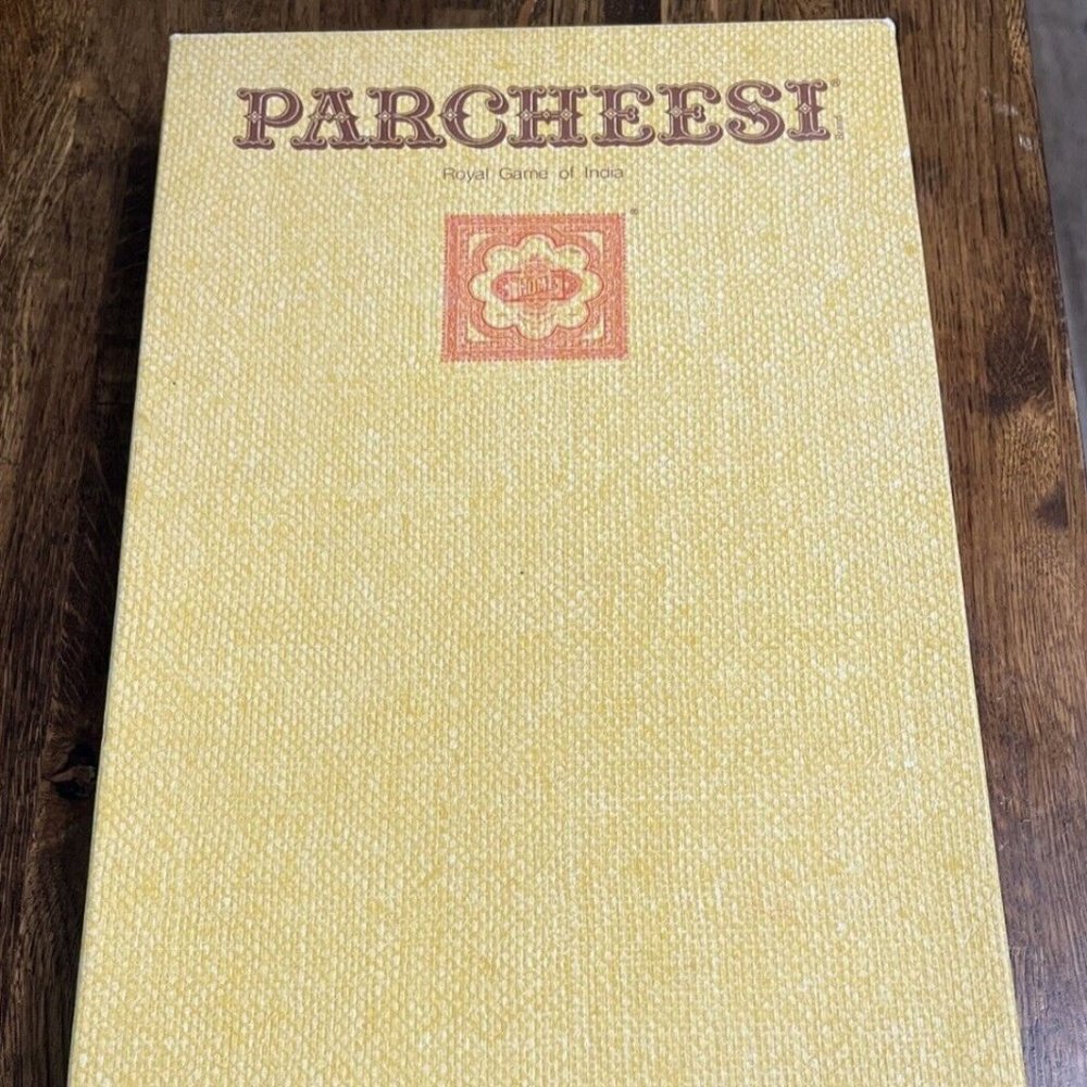 Parcheesi Board Game Royal Game of India Vtg 1975 Popular Edition COMPLETE EUC